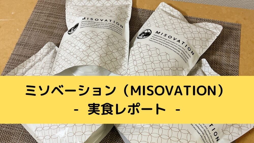 ミソベーション(MISOVATION)の実食レポート